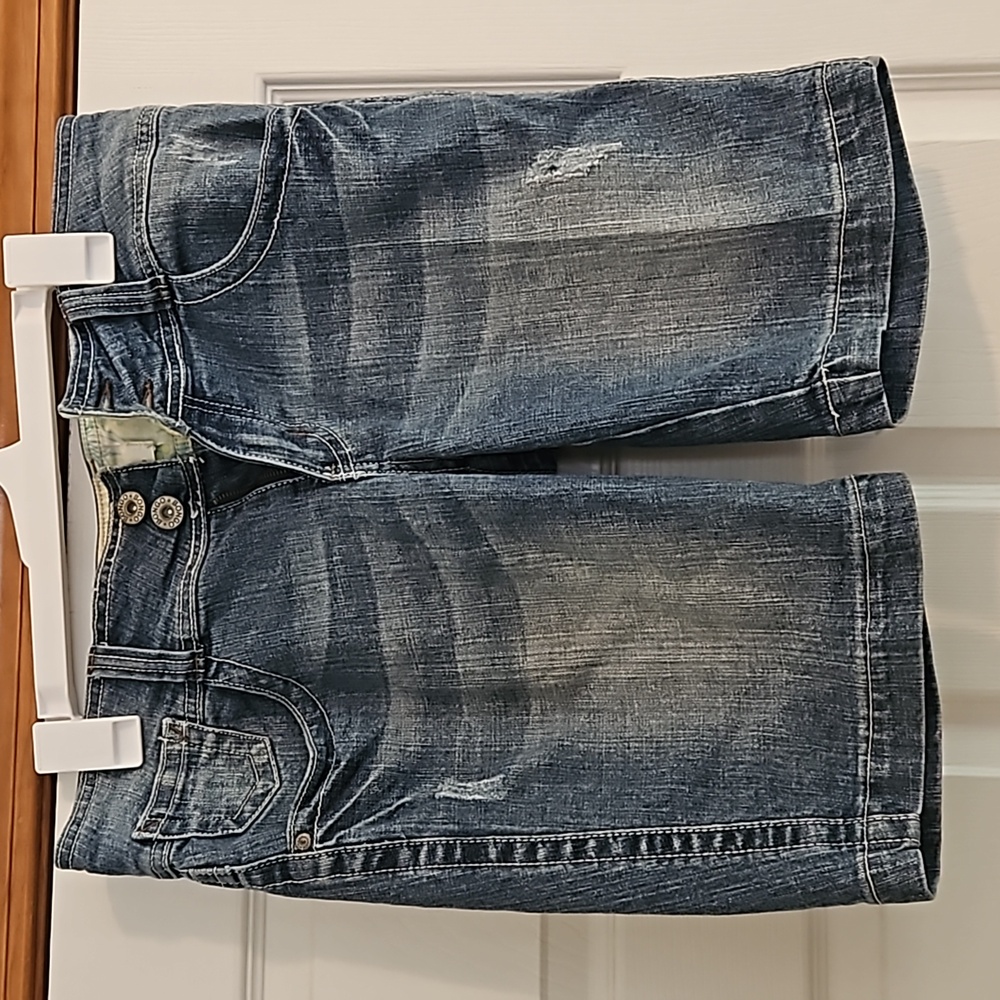 BONGO distressed denim shorts